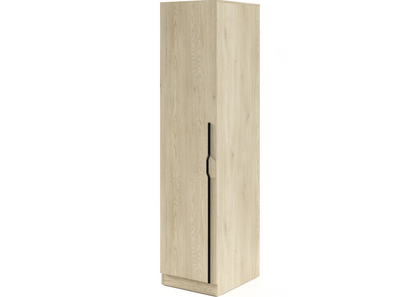 Szafa jednodrzwiowa ZIP 50 cm metalowy uchwyt Dąb cremona